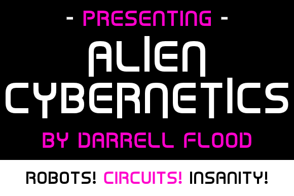 Alien Cybernetics: A Futuristic Display Font for Brand Consistency