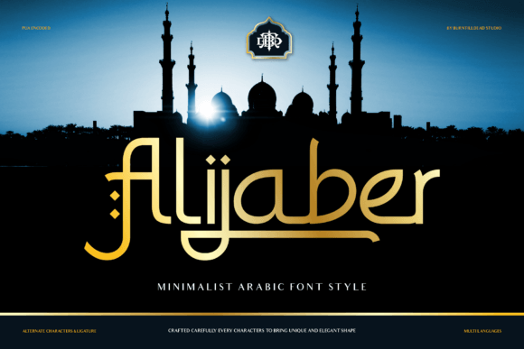 Alijaber: A Minimalist Arabic-Inspired Typeface for Editorial Calm