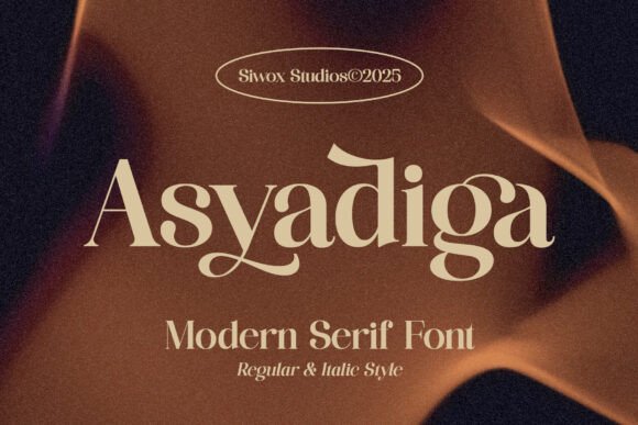 Asyadiga: A Serif Typeface That Elevates Campaign Clarity