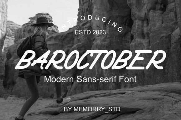 Baroctober Font: A Modern Sans Serif for Digital Branding