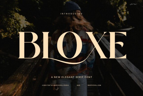 Bloxe: A Serif Font That Elevates Campaign Headlines