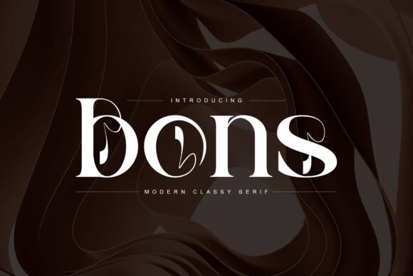 Bons Serif Font: Elevate Your Brand with Timeless Elegance