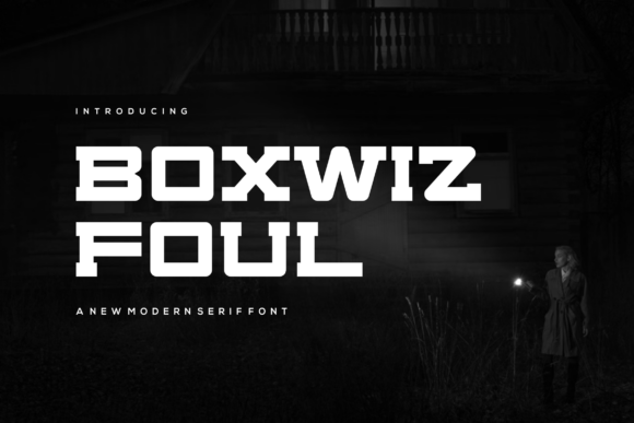 Boxwiz Foul: A Bold Serif Font That Builds Brand Trust