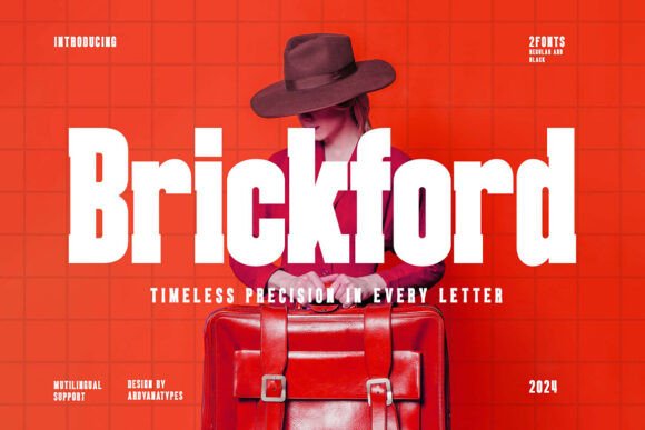 Brickford: A Bold, Professional Sans Serif Font for Crafters