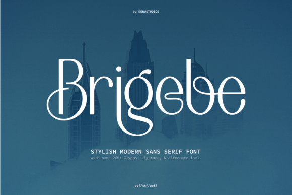 Brigebe: A Modern Sans Serif Font That Elevates Web Design