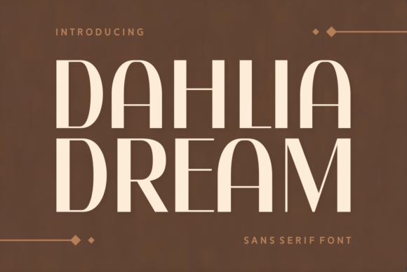 Dahlia Dream: A Sans Serif Font That Elevates Real Small Business Branding