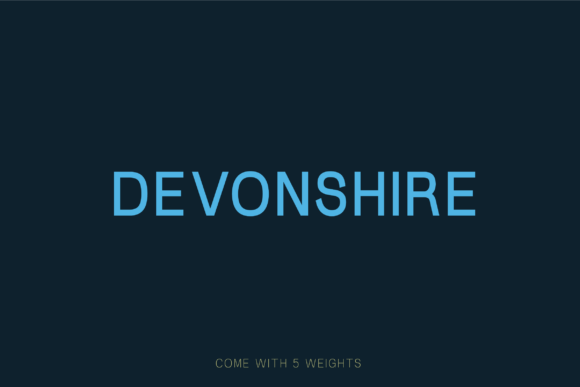 Devonshire Font: A Modern Sans Serif for Digital Clarity