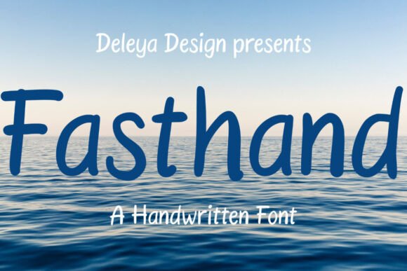 Fasthand: A Modern Handwritten Font for Editorial Design