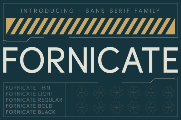 Fornicate Font: A Refined Sans Serif for Modern Brand Identity