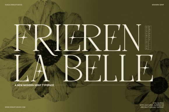 Frieren La Belle: A Serif Font That Makes Your Brand Feel Thoughtful & Timeless