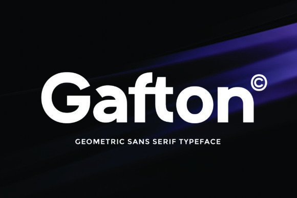 Gafton: A Modern Sans Serif for Confident Digital Branding