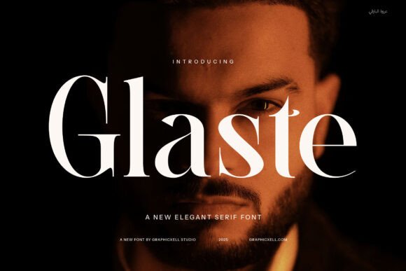 Glaste: A Refined Serif Font for Thoughtful Branding