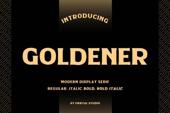 Goldener: A Modern Serif Font for Scroll-Stopping Marketing