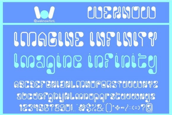 Imagine Infinity: A Display Font That Cuts Through the Feed