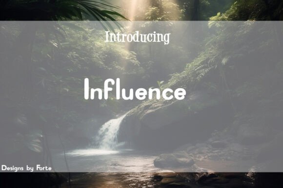 Influence: A Chic Sans Serif Font for Handmade Creators
