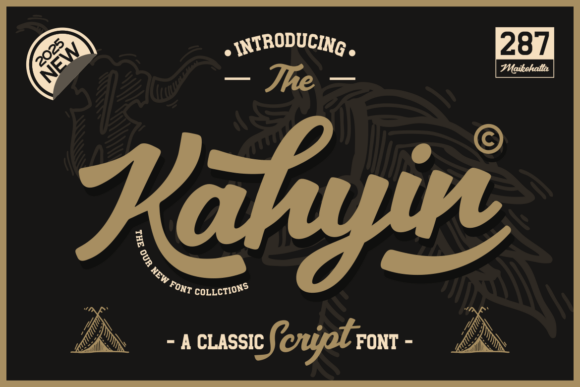 Kahyin: A Refined Script Font for Modern Digital Brands
