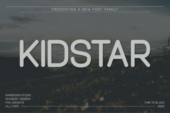 Kidstar Rounded: A Friendly, Polished Sans Serif Font for Small Business Branding