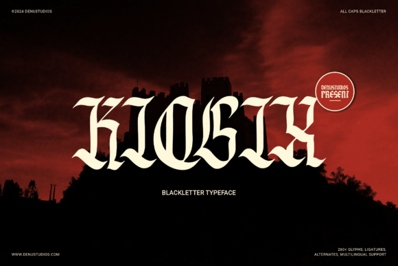 Kiosix: A Blackletter That Earns Its Place