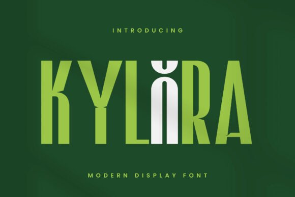 Kylora: A Bold Sans Serif Display Font for Digital Design