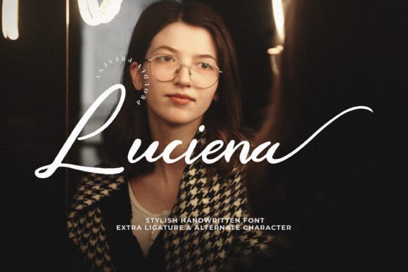 Luciena: A Handwritten Font That Elevates Digital Branding