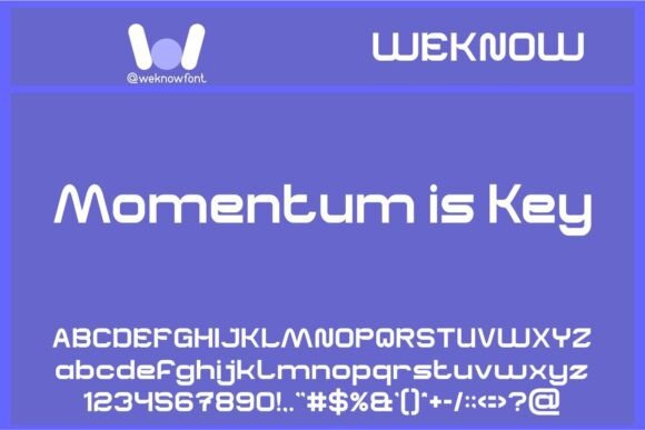 Momentum Is Key: A Modern Sans Serif Font for Clean Brand Identity
