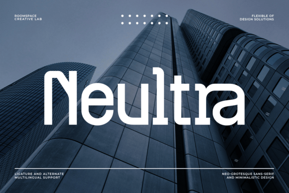Neultra: A Modern Sans Serif Font for Handmade Brands