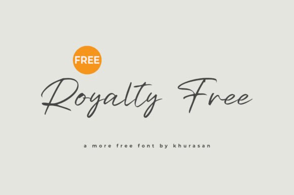 Royalty Free: A Handwritten Script Font for Thoughtful Editorial Design