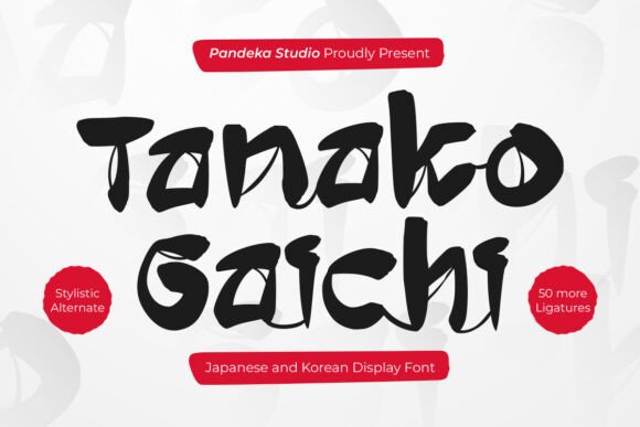 Tanako Gaichi: A Bold Decorative Font for Modern Brand Identity