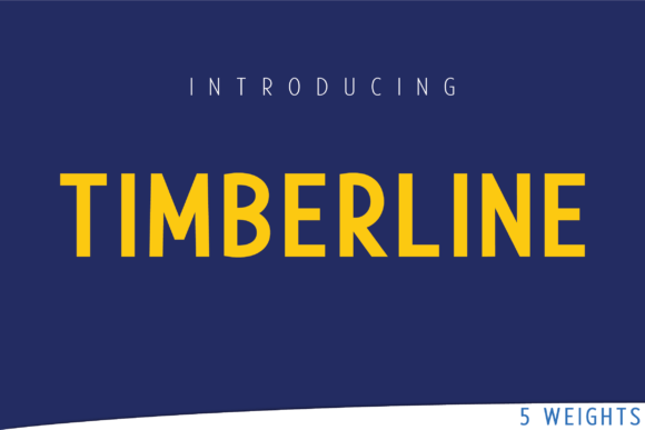 Timberline: A Sans Serif Font That Breathes With Your Words