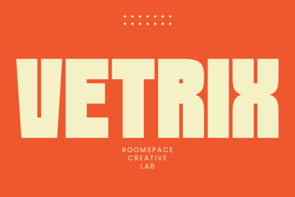 Vetrix: A Futuristic Sans Serif Font for Digital Design
