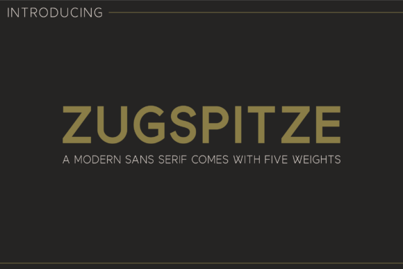 Zugspitze Font: Clean, Confident, Campaign-Ready